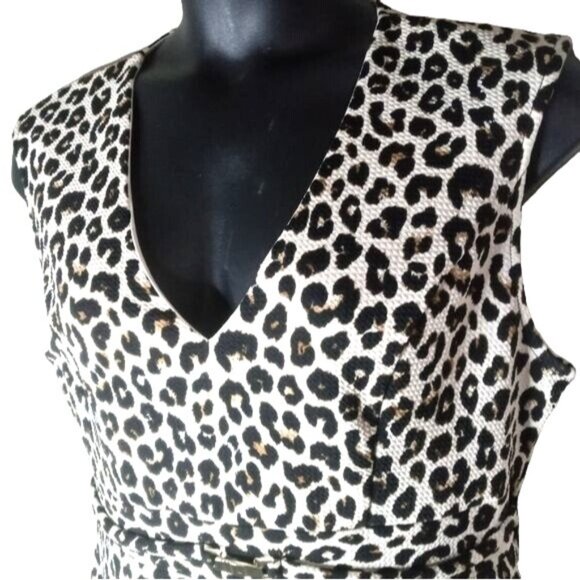 Women's SIZE 2X LEOPARD/CHEETAH PRINT Dress. - Picture 4 of 11